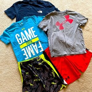 Boys U see Armour bundle size Small